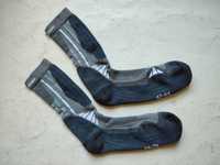 QUECHUA 42-44 Шкарпетки darkblue-grey в'язані