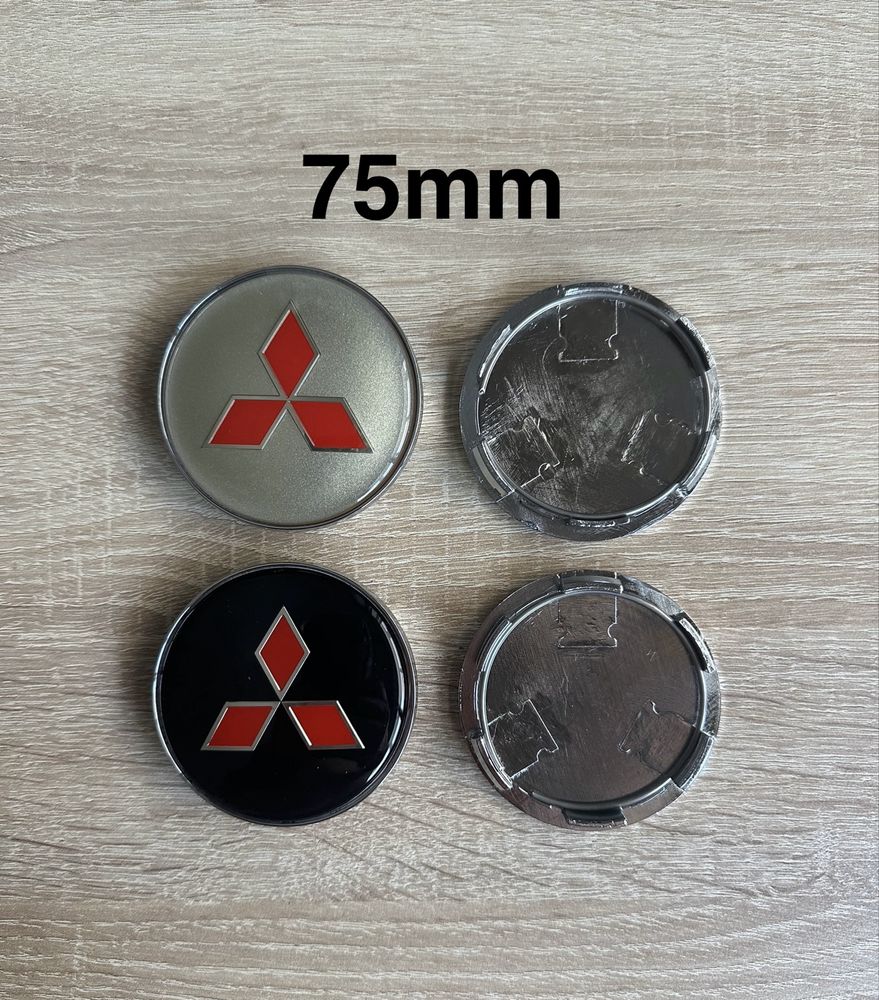 Conjunto Centros Mitsubishi 56mm 60mm 65mm 68mm 75mm 81mm