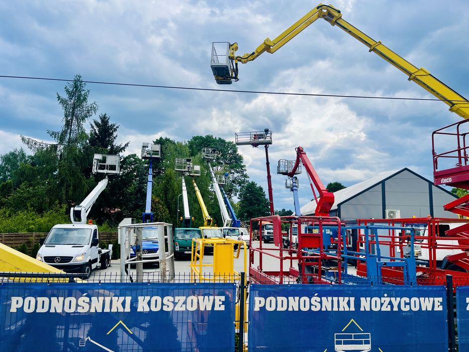 Podnosnik koszowy zwyzka dzwig wumag 20m 22m 25m 27m 30m 35m 45m