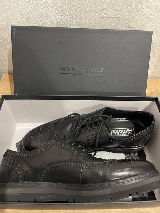 Кожаные туфли, мужские туфли 43 размер