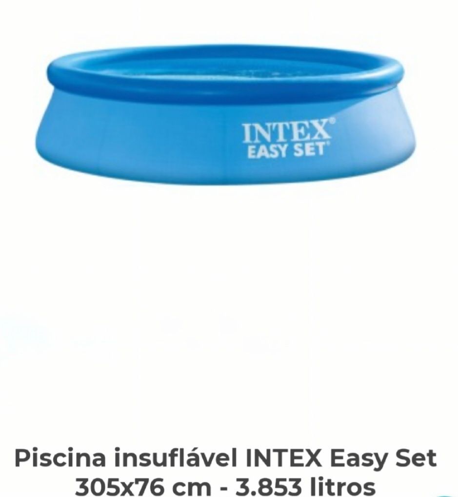 Piscinas Intex insufláveis e tubulares