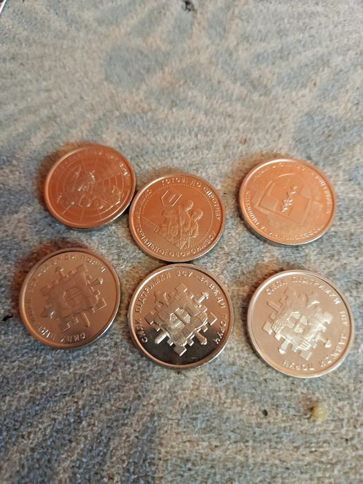 Продам Колекційні монети 10 гривень ЗСУ нові рідкість