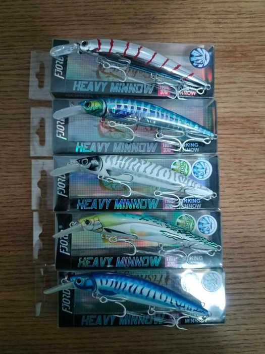Fjord Heavy Minnow 110s 37gr e 90s 29gr