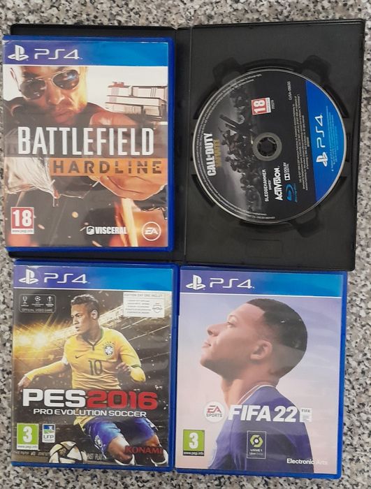 Conjunto de 4 jogos Playstation 4