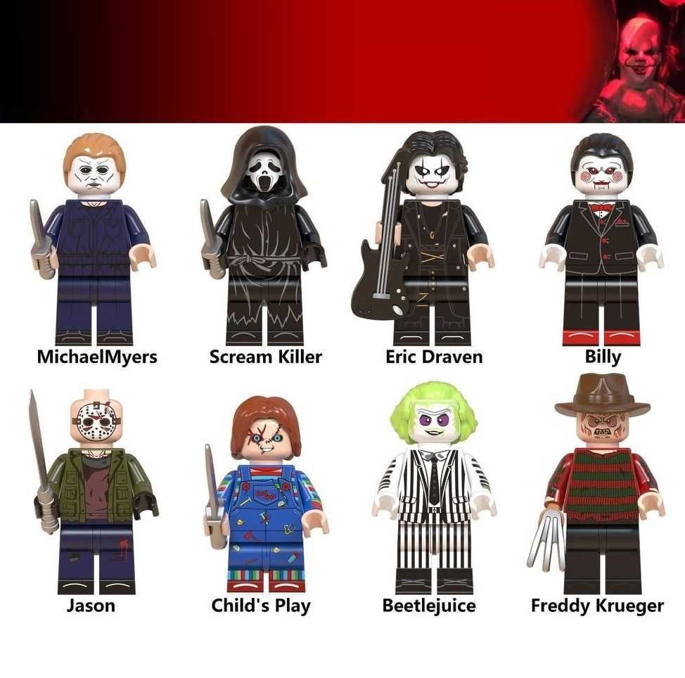 Coleção de bonecos minifiguras Terror nº7 (compatíveis Lego)