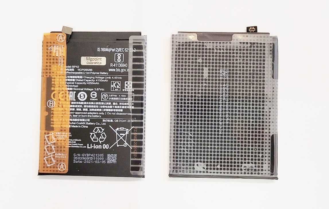 Oryginalna bateria BP42 4250 mAh do Xiaomi Mi 11 Lite / Mi 11 Lite 5G
