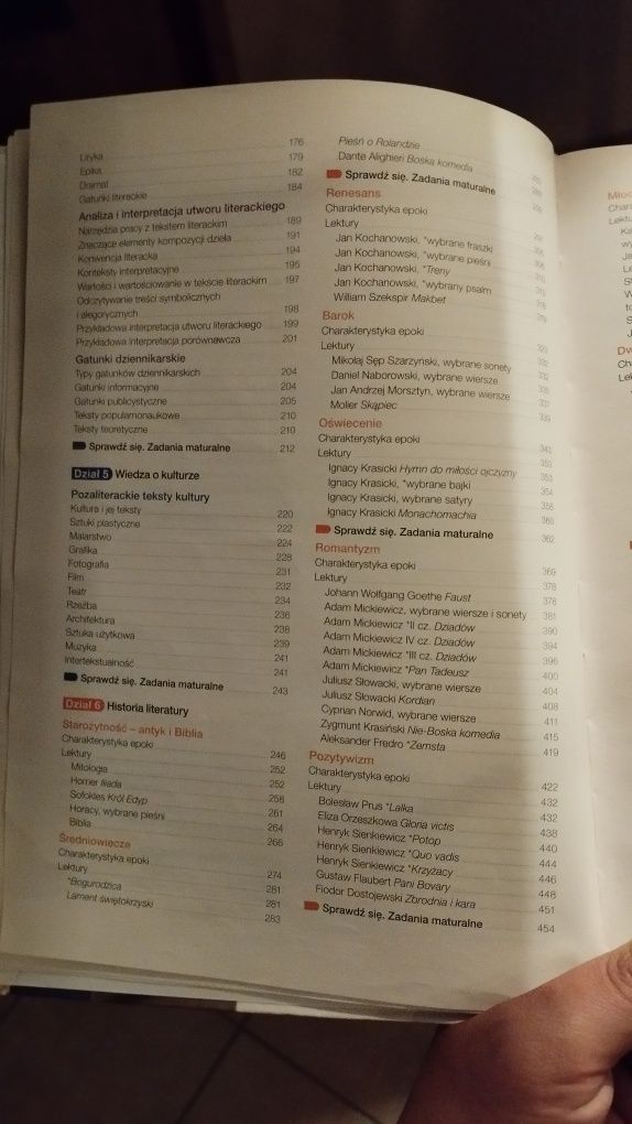 Teraz Matura język polski poziom rozszerzony vademecum z zadaniami