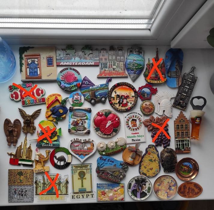 Магніти на холодильник колекція світу магнитики магниты