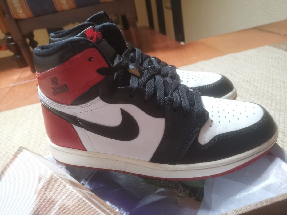 Nike Jordan 1 Original Black Toe 2025 tam 8,5 n°42 como nova com factu