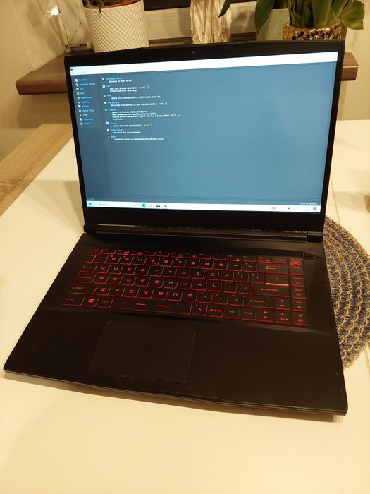 Laptop gamingowy MSI GF63-8RD i5-8300 GTX1050 16GB