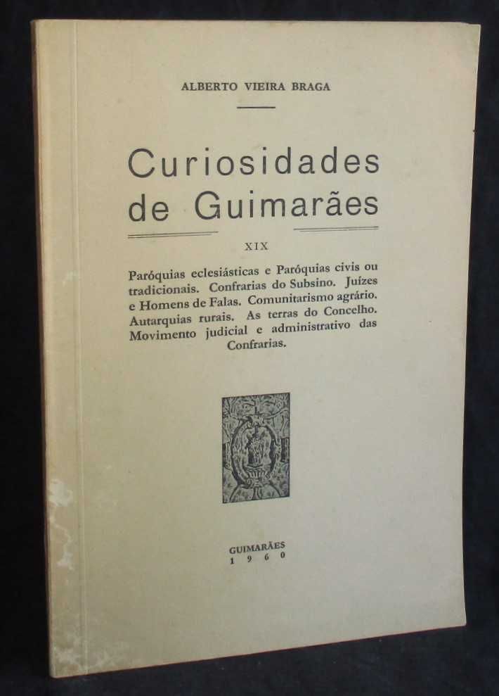 Livros Curiosidades de Guimarães Alberto Vieira Braga Autografados