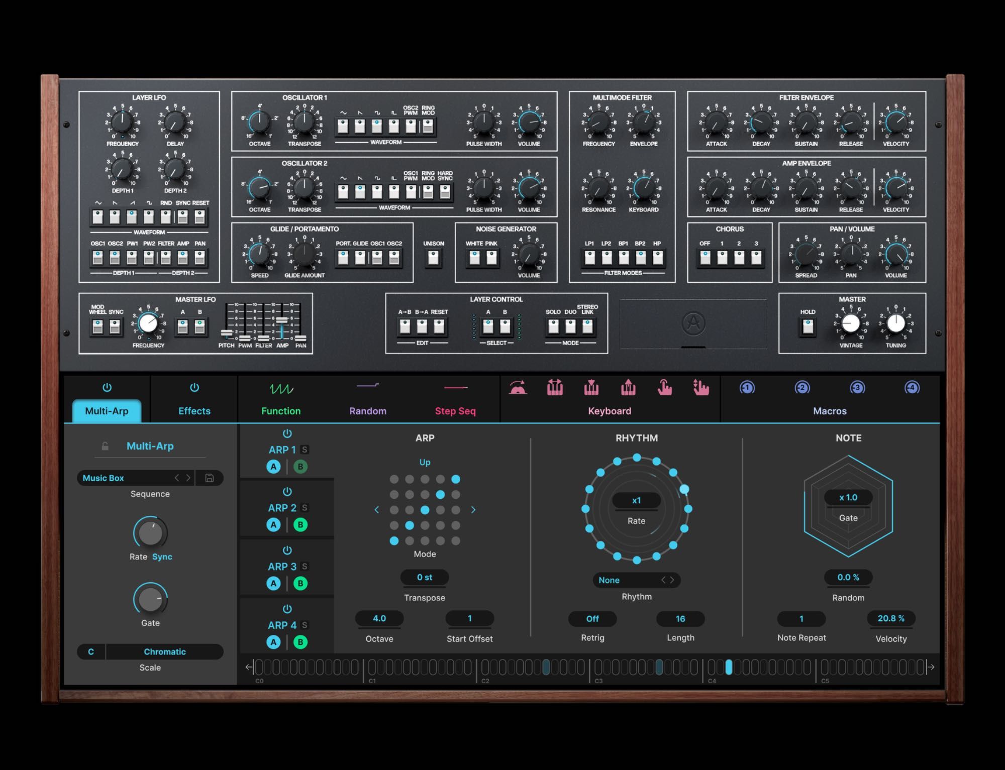 Pakiet 2 syntezatorów software'owych Arturia: Synth X oraz Minibrute V