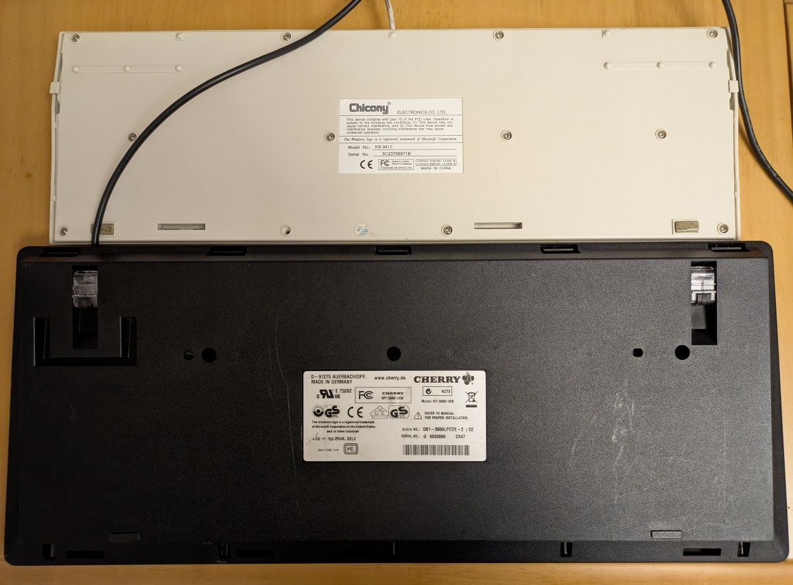 Ретро, вінтажна клавіатура Cherry, Fujitsu Siemens