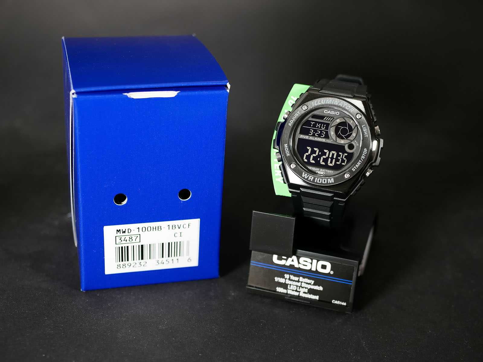 Годинник Casio MWD-100HB-1BV. 10 років батарейка. Новинка