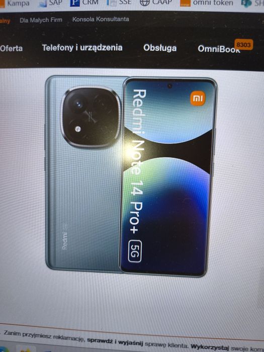 Nowy Xiaomi Redmi Note 14 PRO + 5G 12/512GB