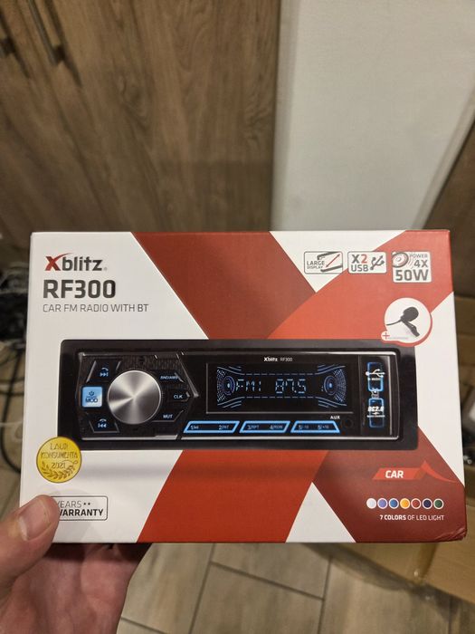 Nowe radio xblitz. Oryginalnie zamknięte.
