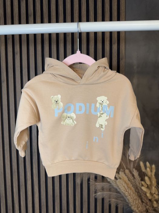 Bluza z kapturem w misie handmade 80