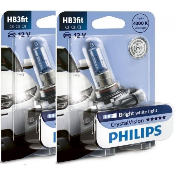 Lâmpadas Philips Crystal Vision 4300K H1/H3/H4/H7/H11/HB3