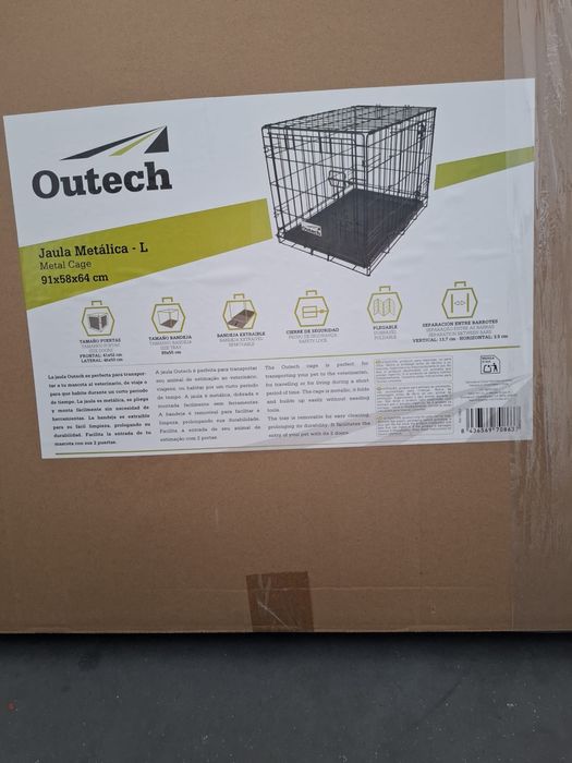 Gaiola para cão de porte