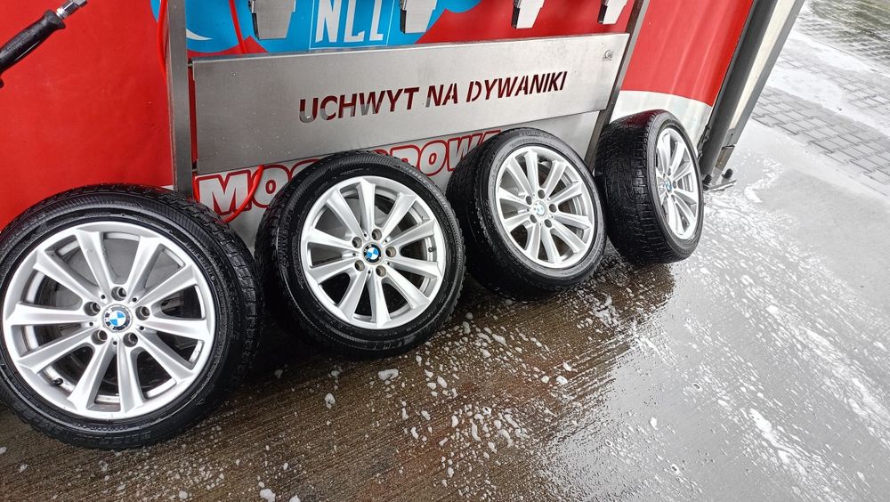 Alufelgi Koła 17 BMW 5x120 oponu zimowe 225/50