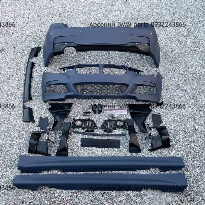 Обвес  bmw f30 f31 ф30 m packet м пакет бампер пороги mtech