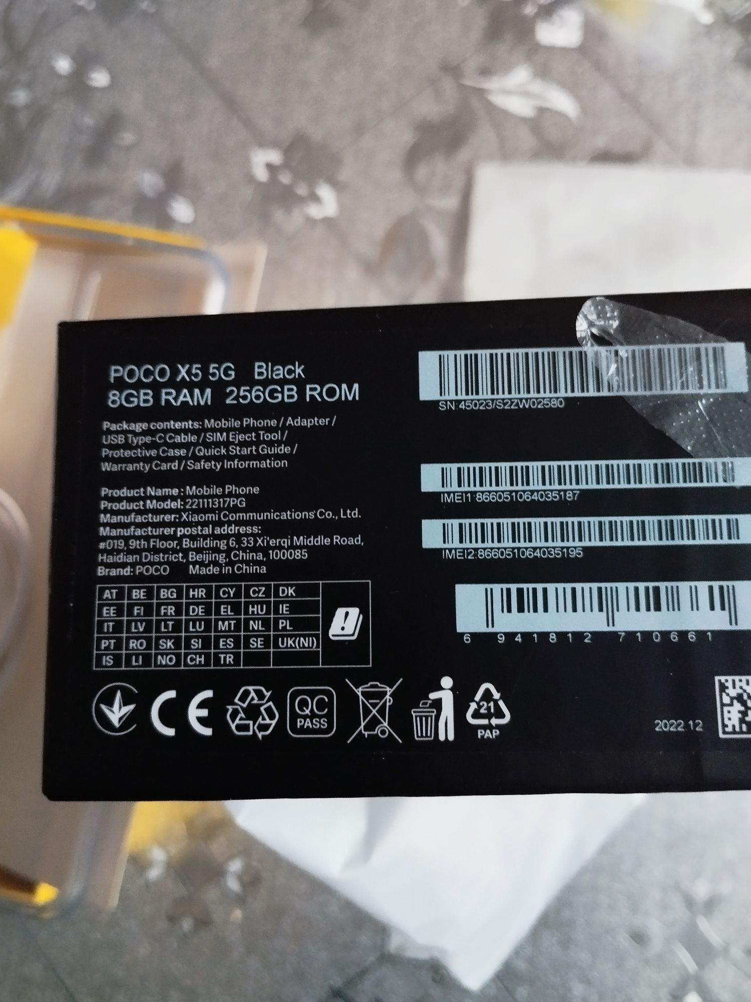 Smartfon Poco X5  5G