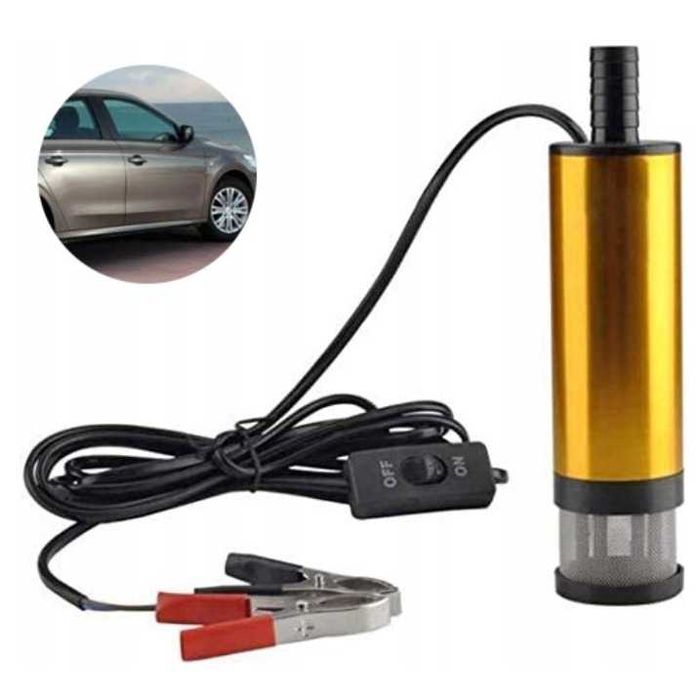 Elektryczna pompka do spuszczania paliwa ropy oleju wody 24V pompa