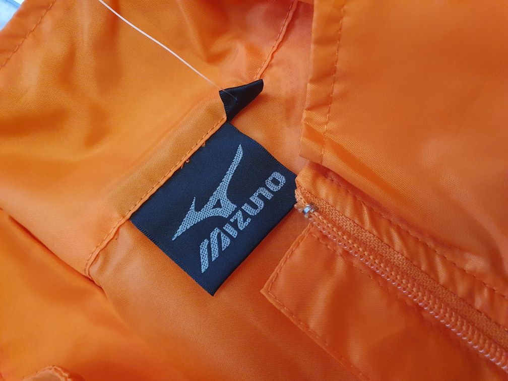 Mizuno Orange Gilet r. S koszulka do biegania na rower odblaskowa