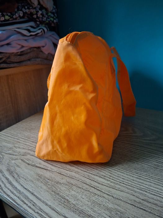 Mała pomarańczowa torba na zamek na zakupy podróż Twój styl