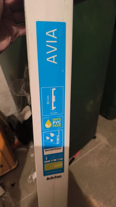 Listwy przypodłogowe białe AVIA 3 SZT