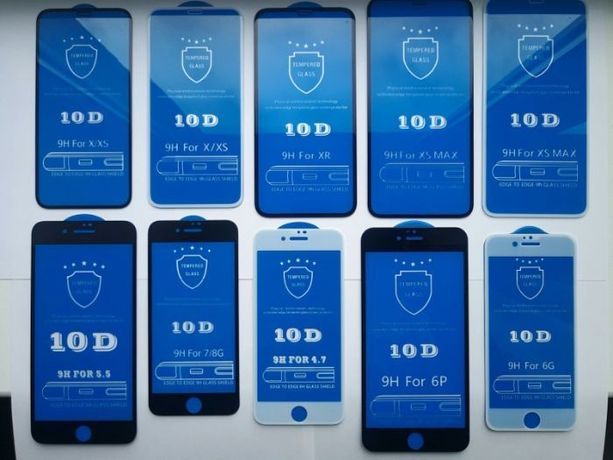 10D,5D,2D Защитное стекло на iPhone / Айфон / Захисне скло