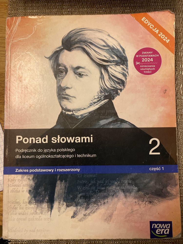 Ponad Słowami 2. Zakres podstawowy i rozszerzony cz. 1