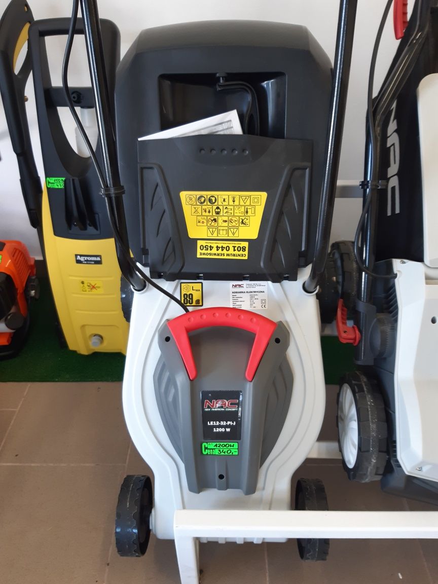Kosiarka elektryczna NAC LE12-32-PI 1200W 32cm silnik indukcyjny