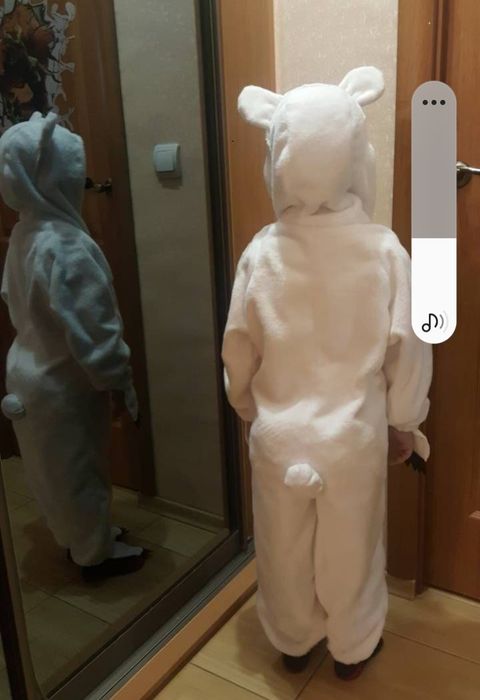 Костюм ведмедика білого, мишки