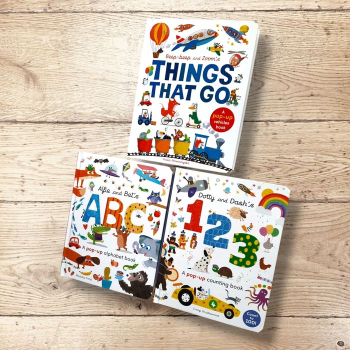 Dotty and Dash's 123 a pop-up counting book nauka liczenia angielski