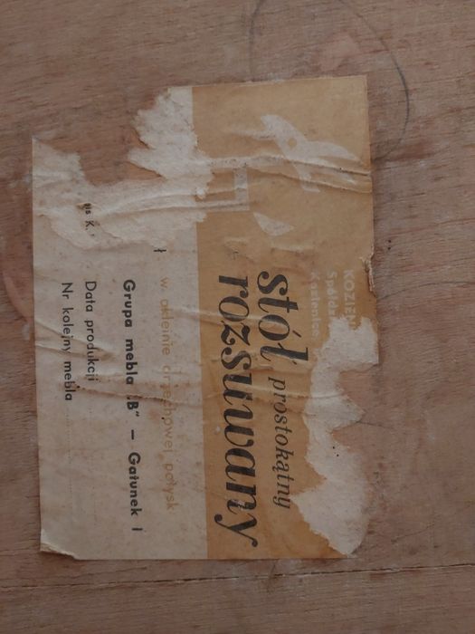 Stolik prostokąt 110x70 rozkładany wysoki połysk