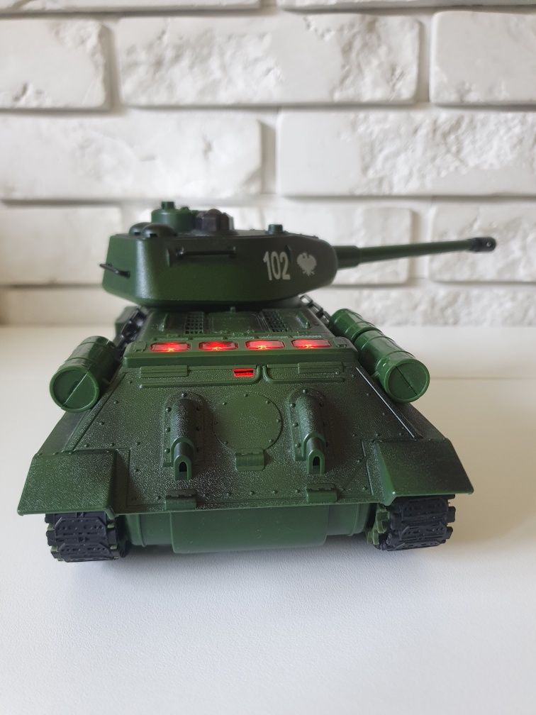 Czołg T34 Rudy 102 zdalnie sterowany akumulator