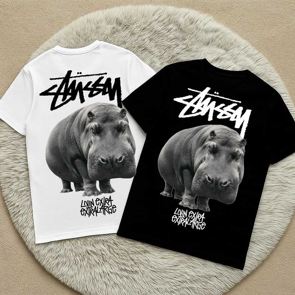 Stussy — Новая футболка Стусси — Basic — XS S M L XL XXL — BIG Logo