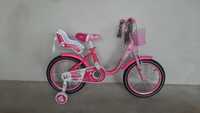 Rower 16 cali hapy baby dla dziewczynki koszyk fotelik torpedo promo