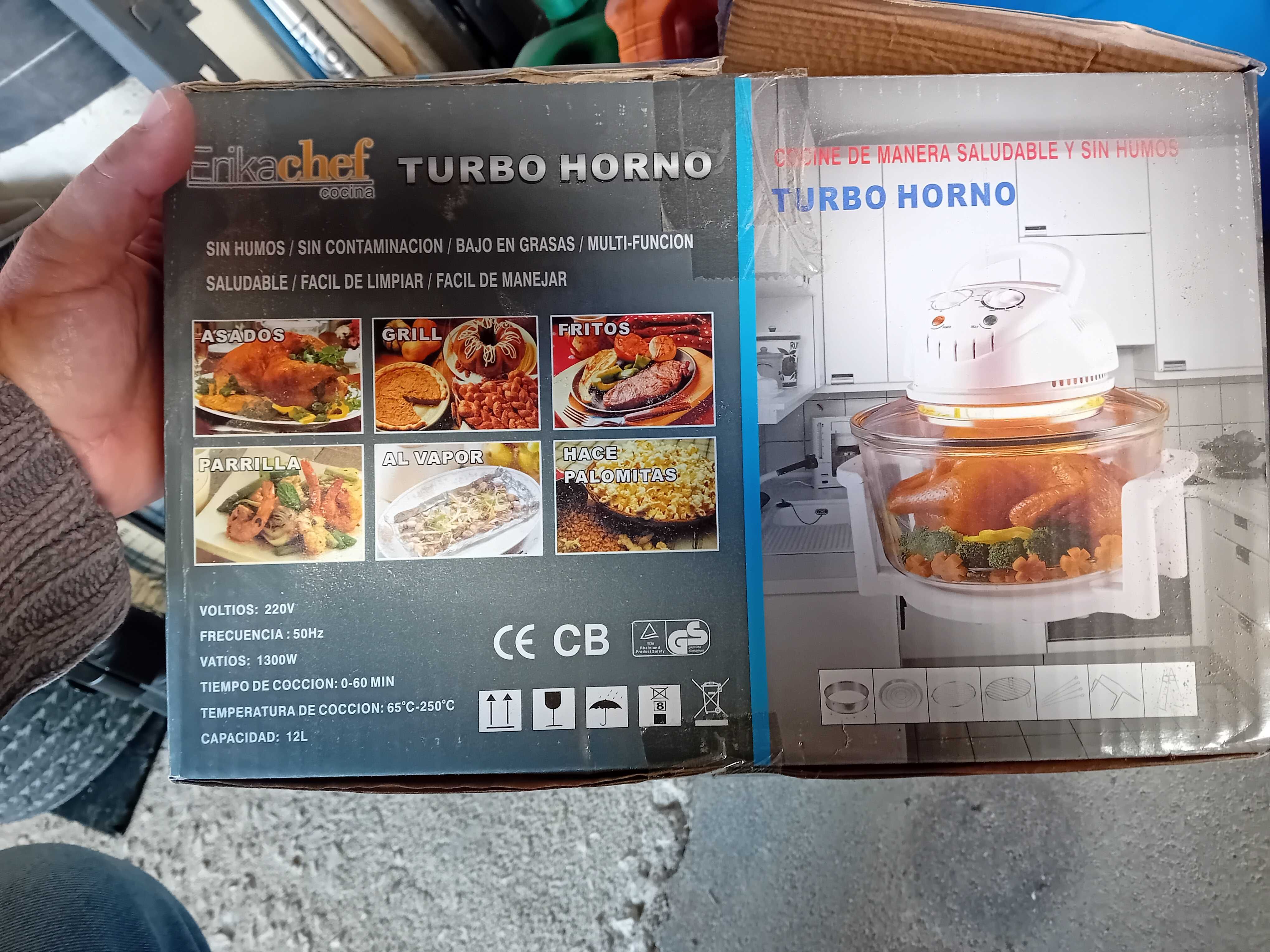 Forno por estrear turbo erikachef
