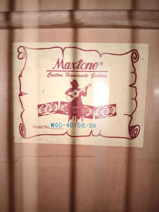 Акустична Гітара Maxtone WGC-4010G/BK + чохол