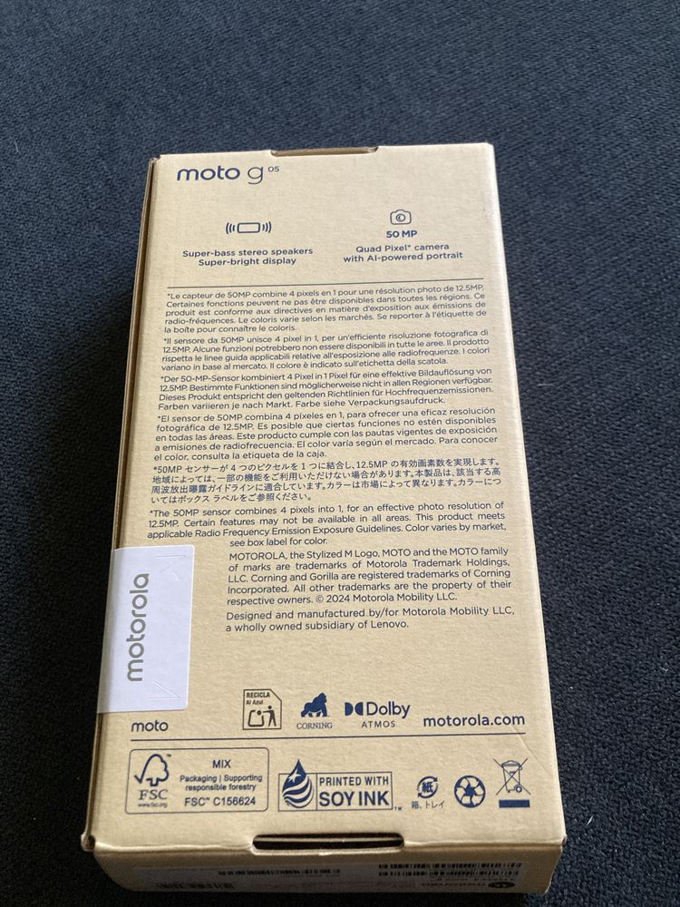 Smartfon Motorola Moto G 05  8/128 GB