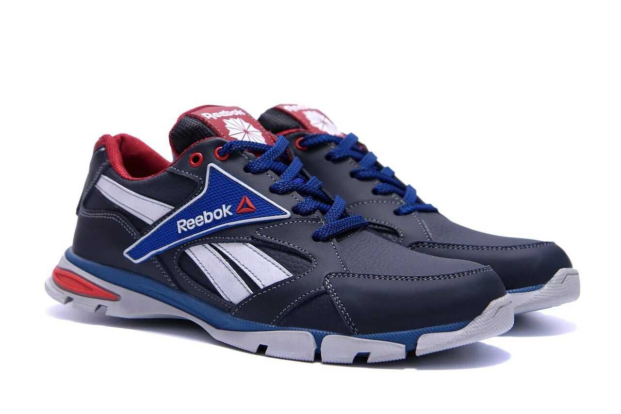 Мужские кожаные кроссовки Reebok Street Style Blue