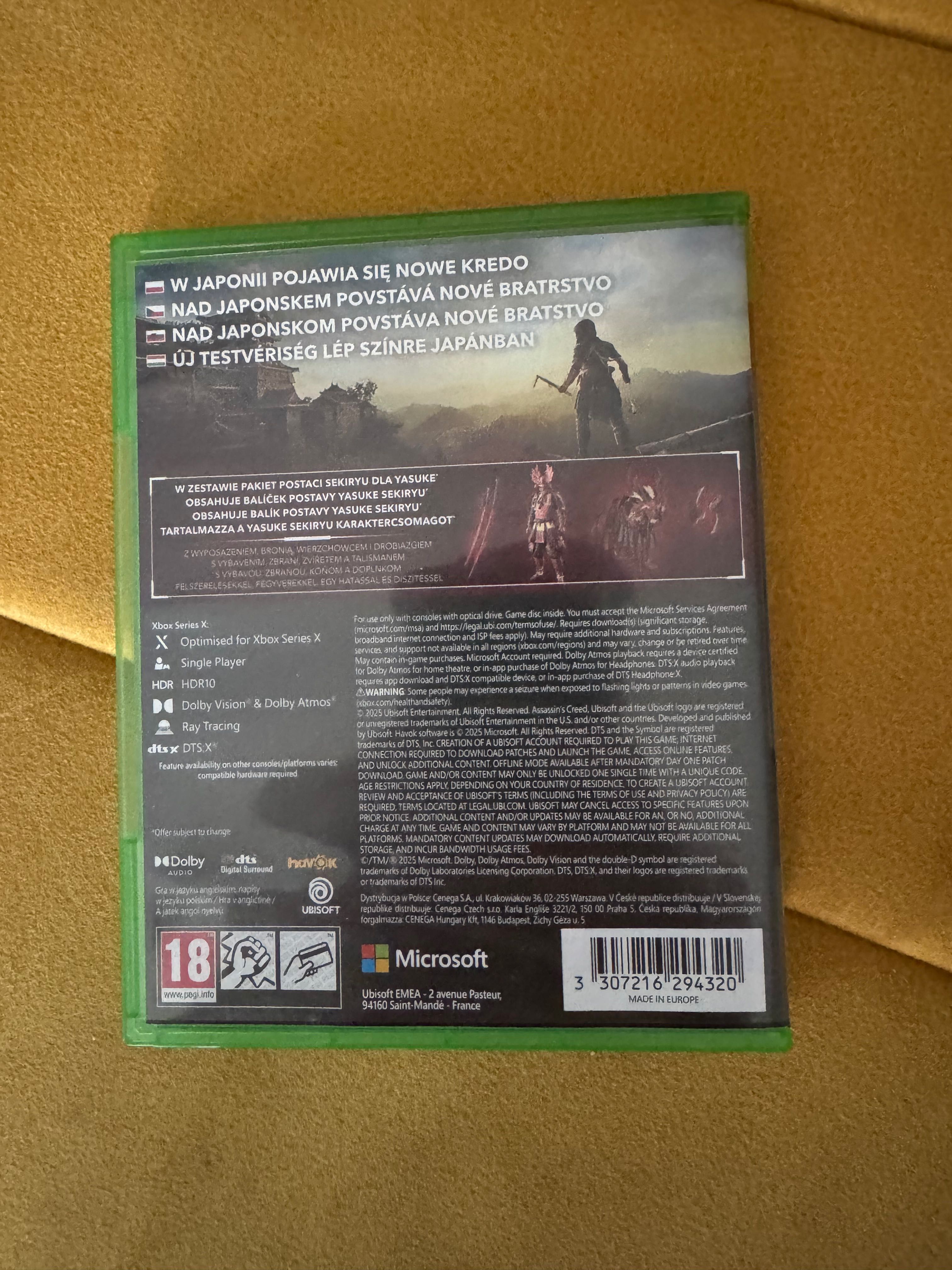Assassins Creed Shadows Xbox series x Jak nowa