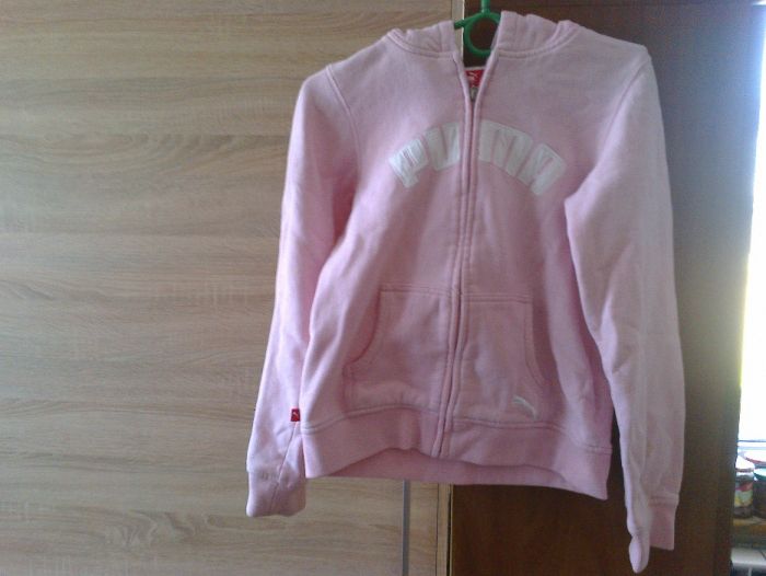 Sweter z kapturem Puma Damski różowy