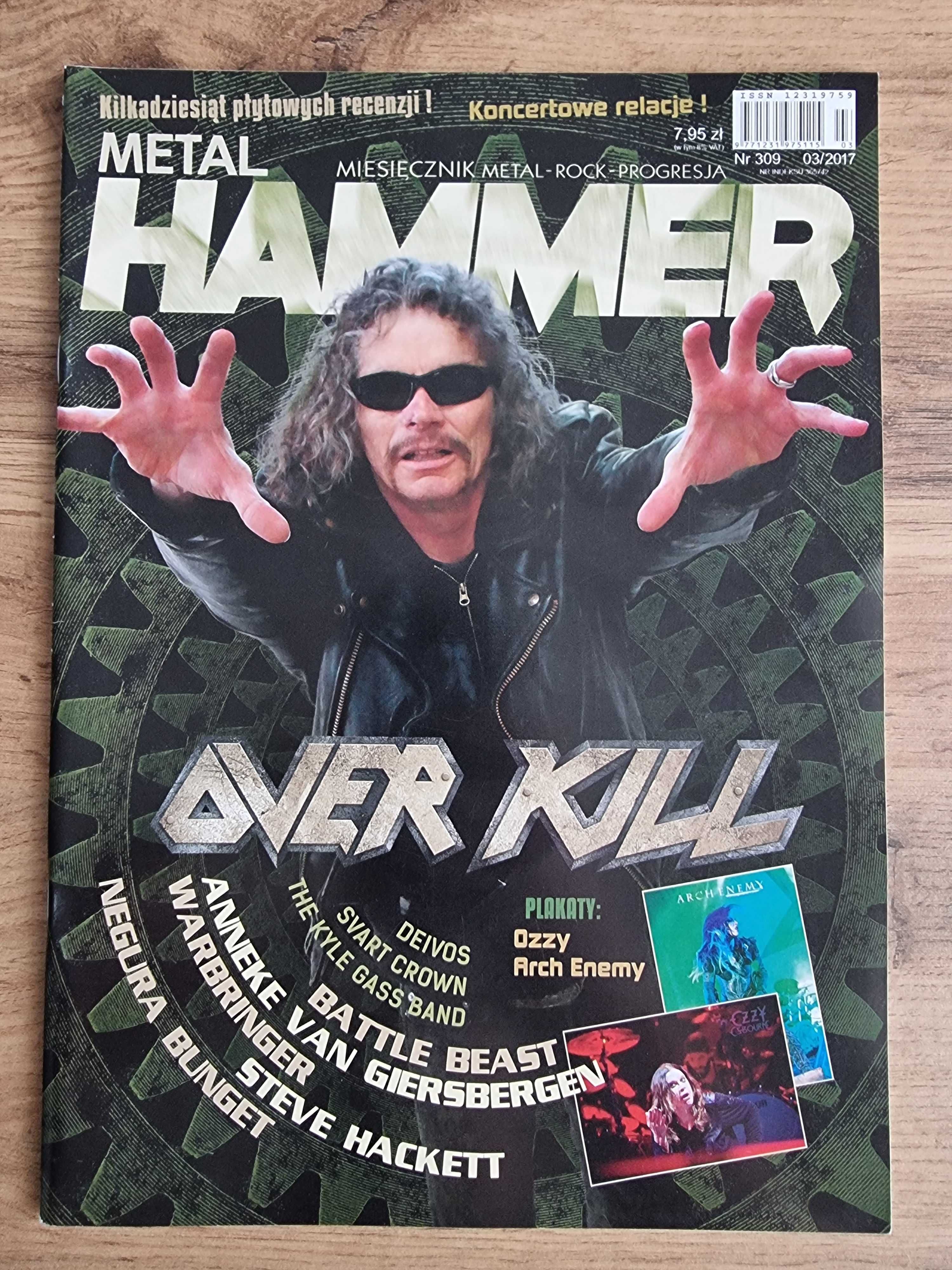 Metal Hammer 2017 - Overkill, Plakaty: Ozzy Osbourne, Arch Enemy