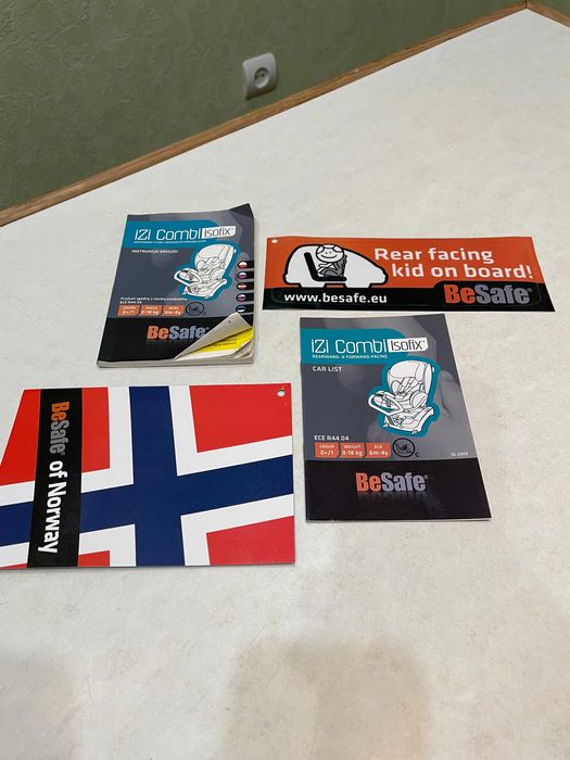 Автокрісло BeSafe izi comby isofix + фірмовий літній чохол