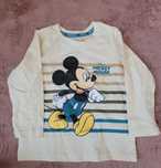 Bluzka dlugi rękaw myszka mickey 86cm