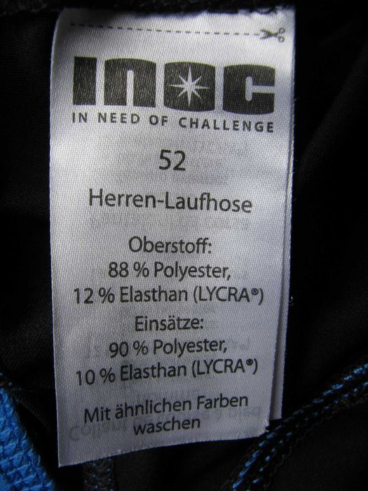 Штани бриджи фітнес INOC 52, Велобриджи шорти шорты CRIVIT M 40-42