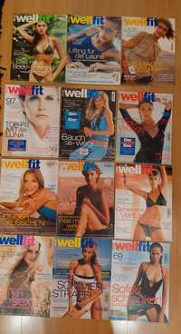 19 numerów - niemiecki magazyn Wellfit zdrowie, sport, wellness